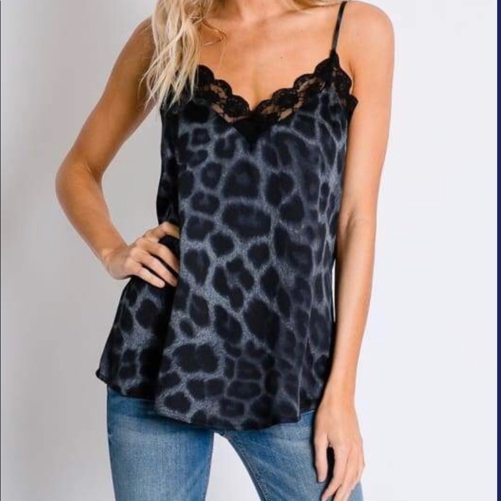 Sasha Leopard Animal Print Cami size small